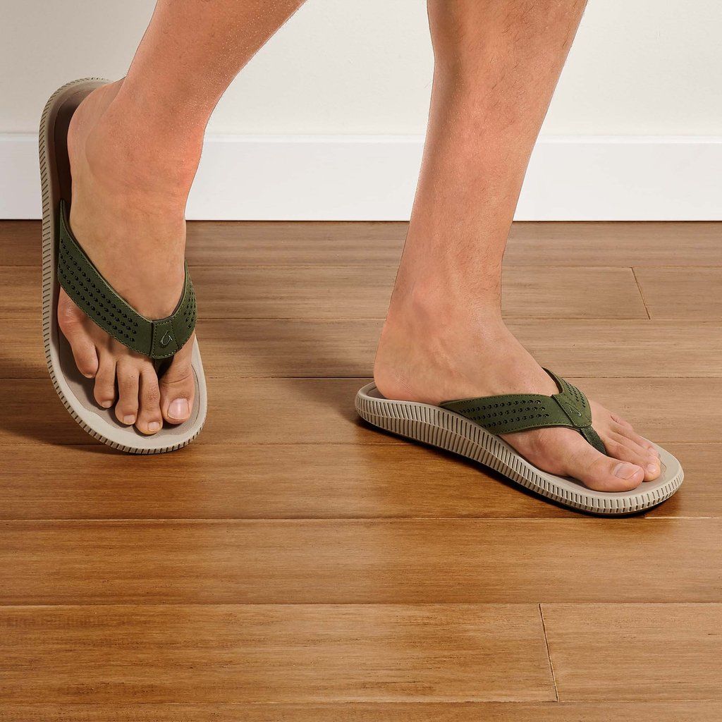 Sandalias Olukai Ulele - Chanclas Hombre Verdes 20570-319